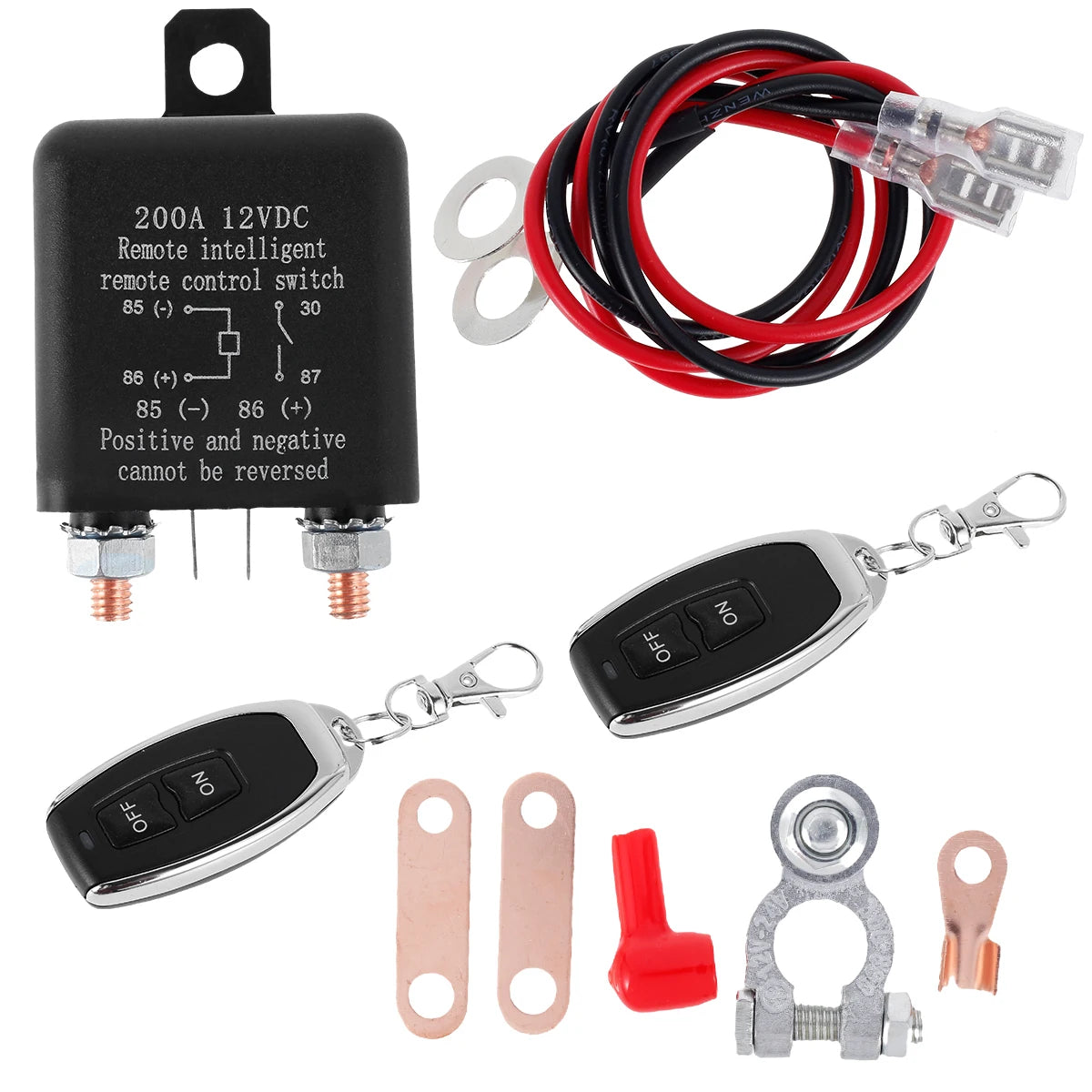 CONTROL  ANTIROBO!!DESCONECCION BATERIA a largo alcance 12V 200A  LLEGAR E INSTALAR