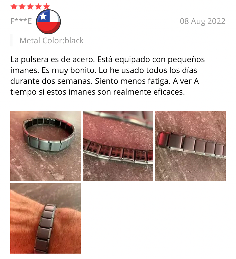 BRAZALETE BIOMAGNÉTICO levanta Ego masculino y Relajación corporal, no mas estres