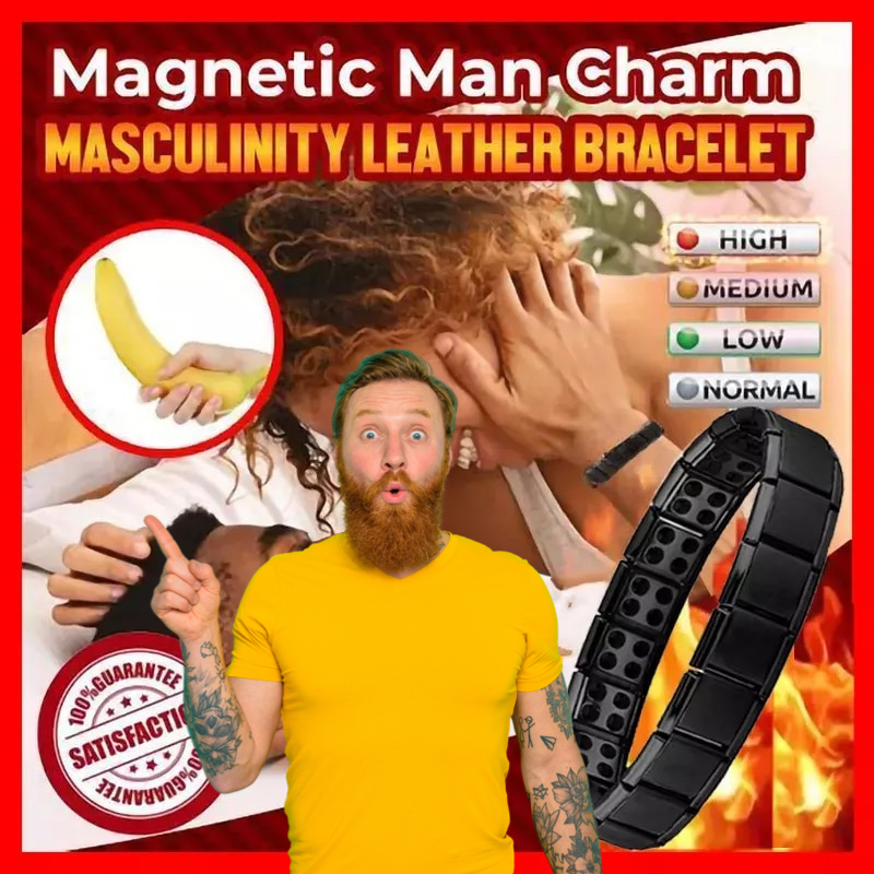 BRAZALETE BIOMAGNÉTICO levanta Ego masculino y Relajación corporal, no mas estres