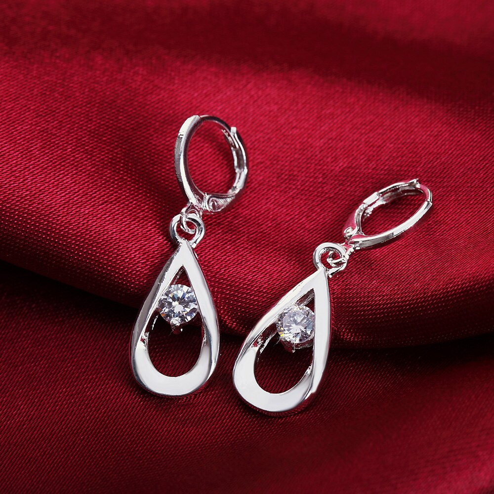 925 Sterling  plata cristal