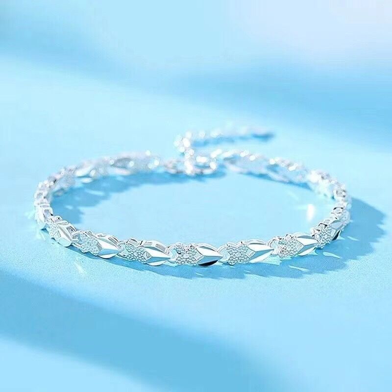 925 plata Sterling silver Bracelets 20cm 8inch