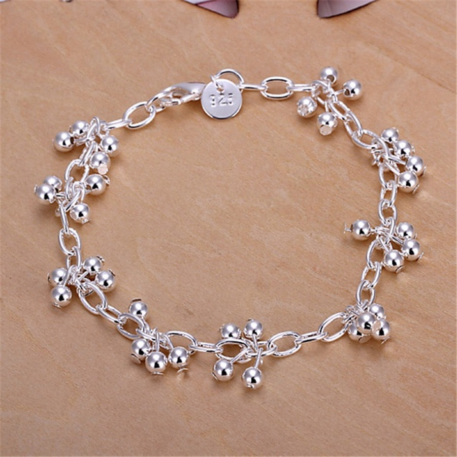 925 plata  Sterling bracelets hermoso