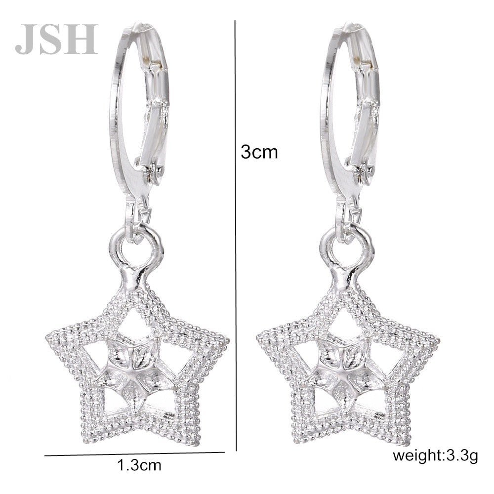 Estrellitas  aros  925 plata  Sterling