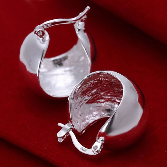 elegantes aros 925 plata sterling silver earrings