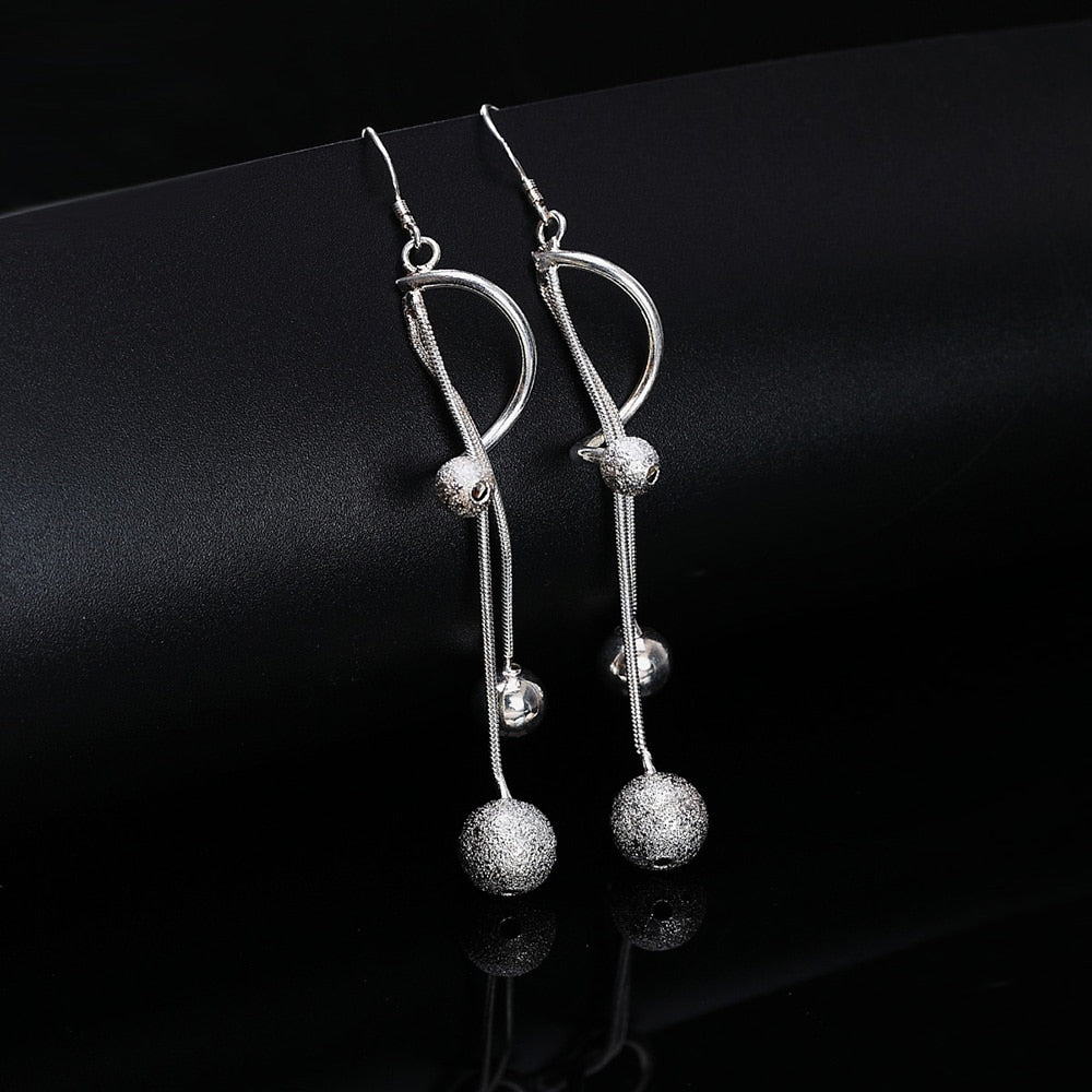 925 plata  aros Sterling exquisite.