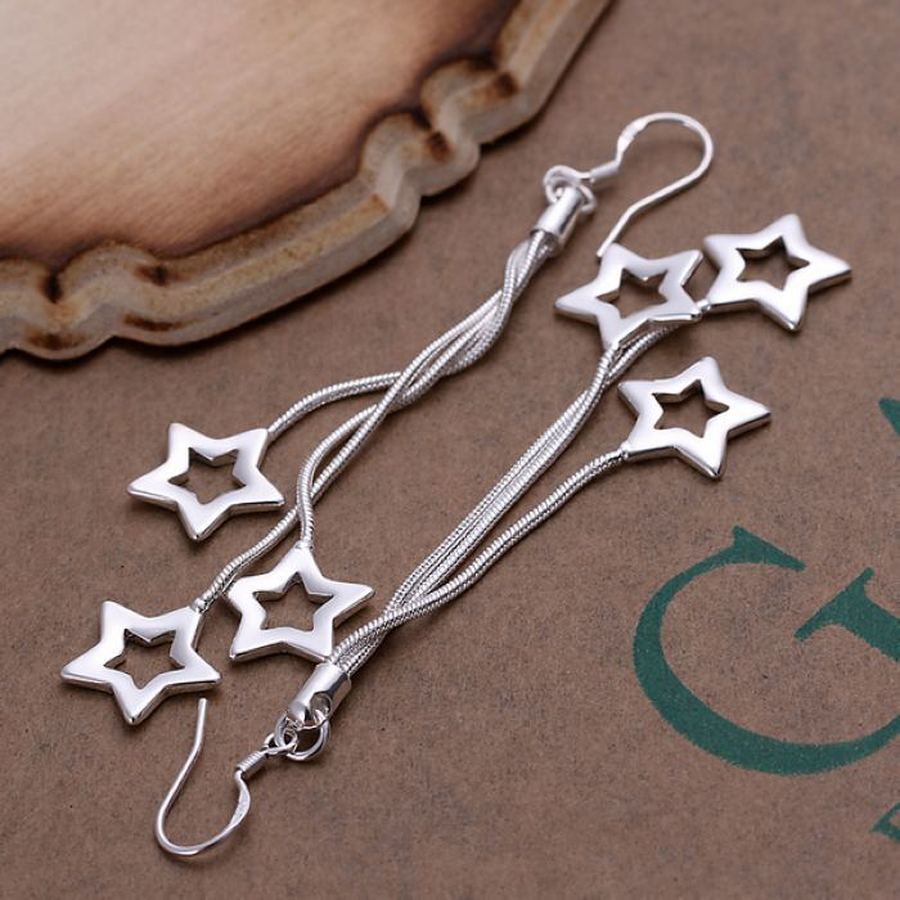 925  plata Sterling estrella clasica