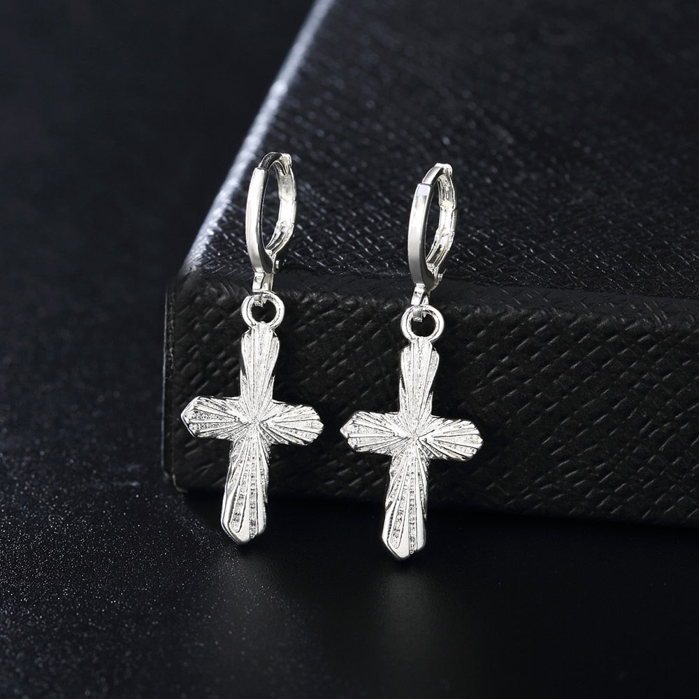 Fine 925 plata Sterling Silver cruces