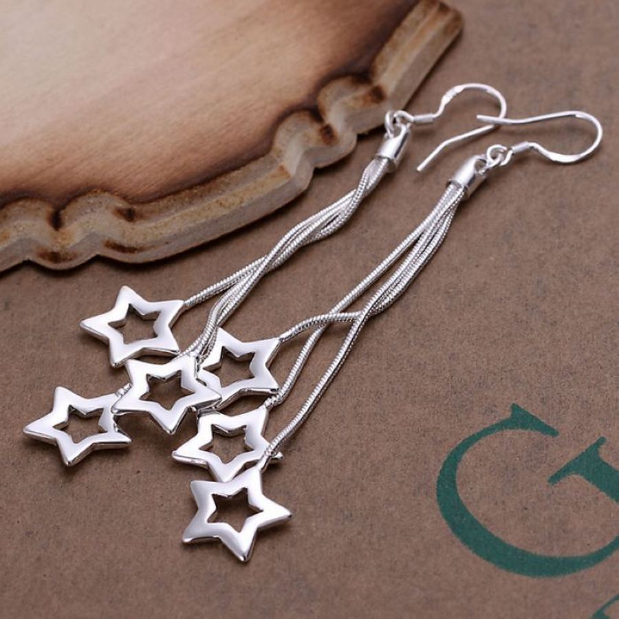 925  plata Sterling estrella clasica