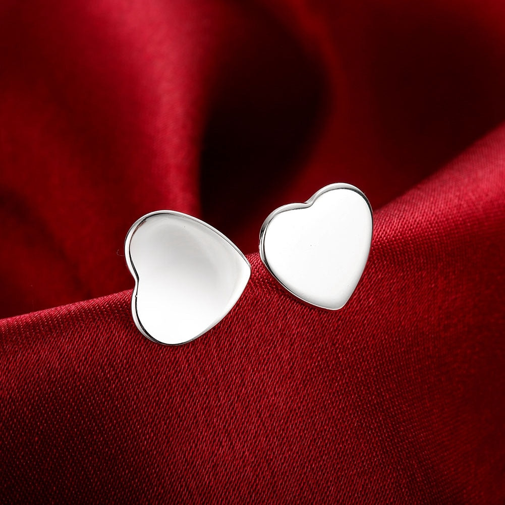 925  plata Sterling silver heart romantic