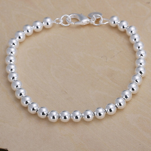 925  plata Sterling silver Bracelets  esferas