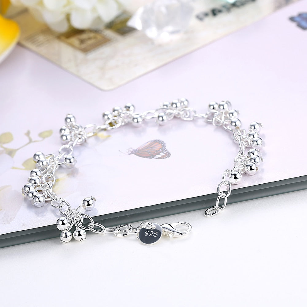 925 plata  Sterling bracelets hermoso