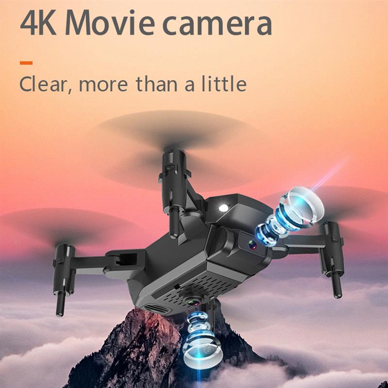 Dron plegable teledirigido Q12 con cámara 4k HD, WiFi, Fpv, presión de aire