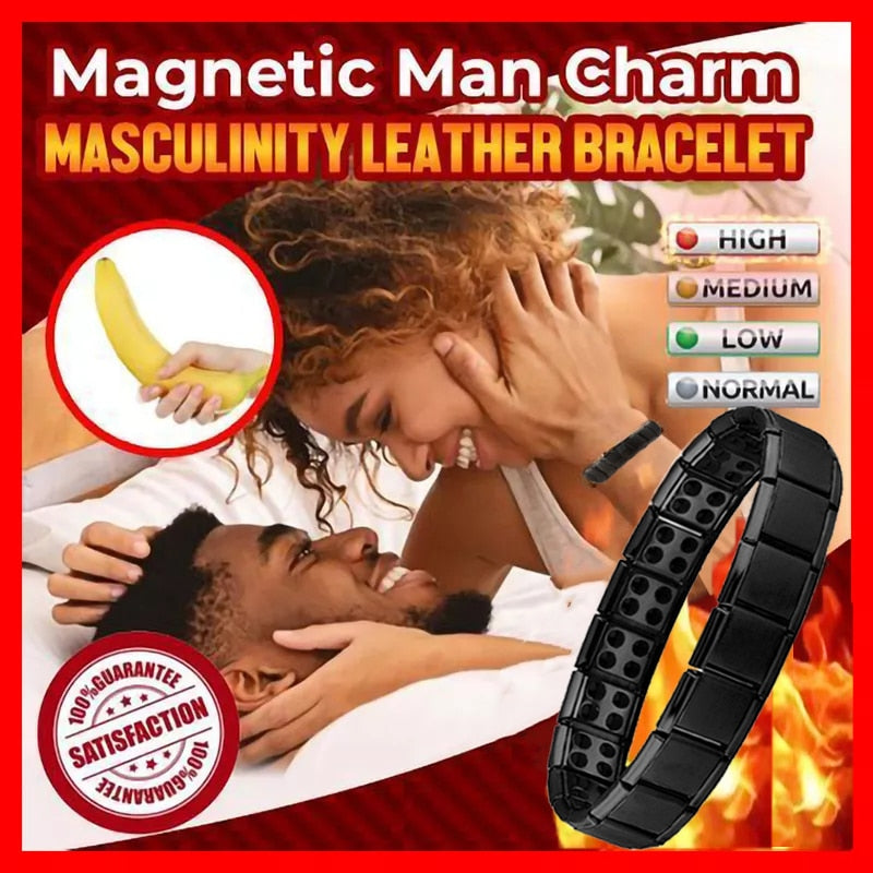 BRAZALETE BIOMAGNÉTICO levanta Ego masculino y Relajación corporal, no mas estres